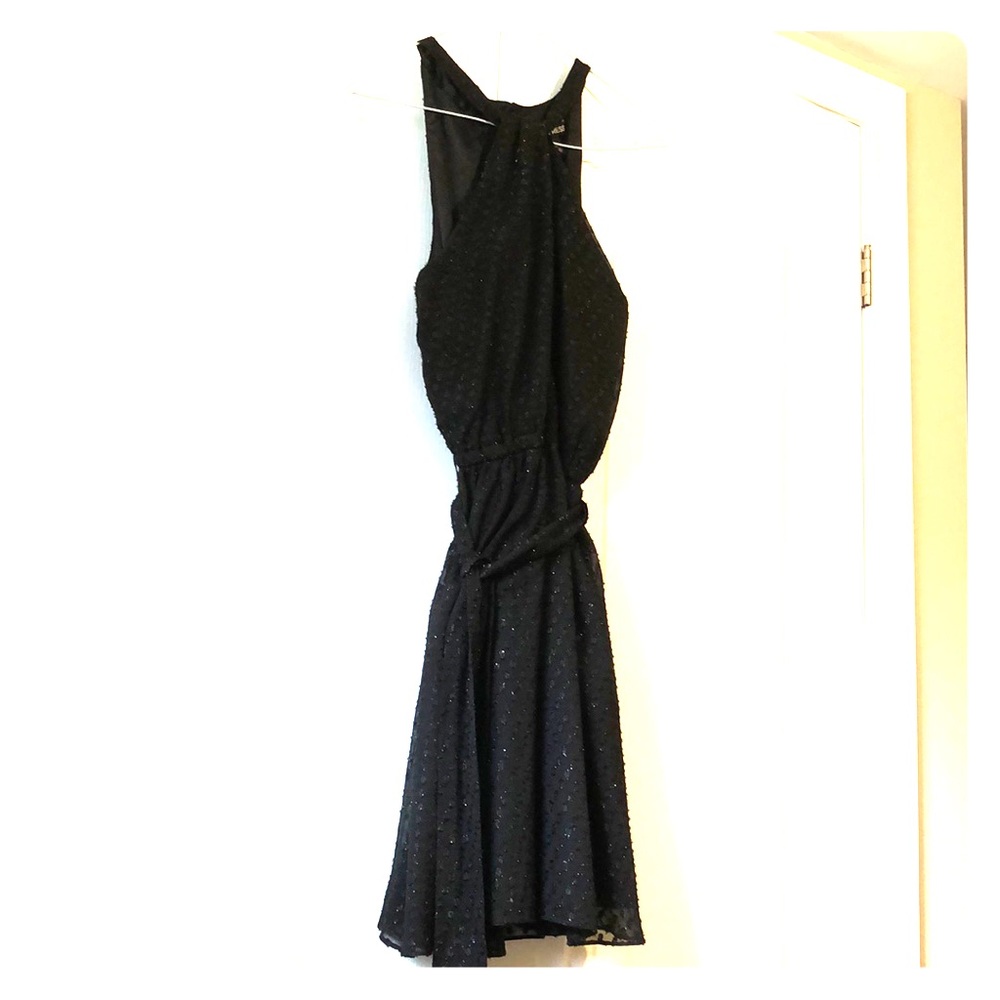 Express sparkly halter mini